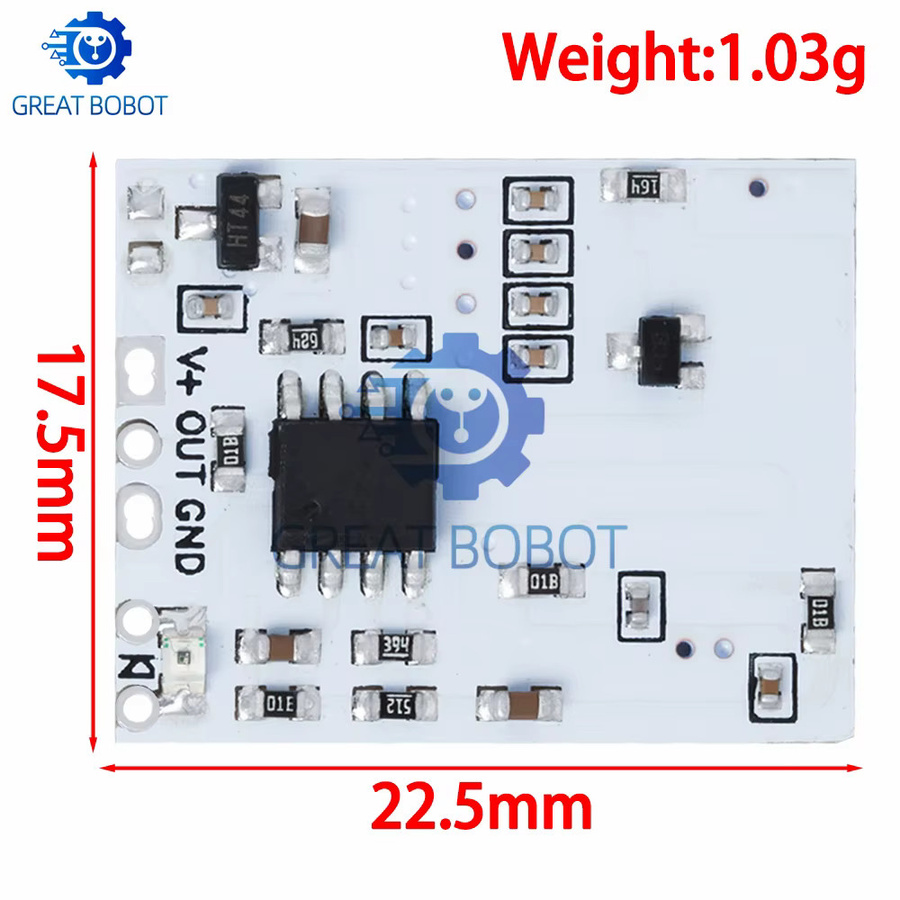 baishundianzi P02 Radar-Induktionsmodul mit LED-intelligentem Sensorschalter und geringem Stromverbrauch - Bild 2