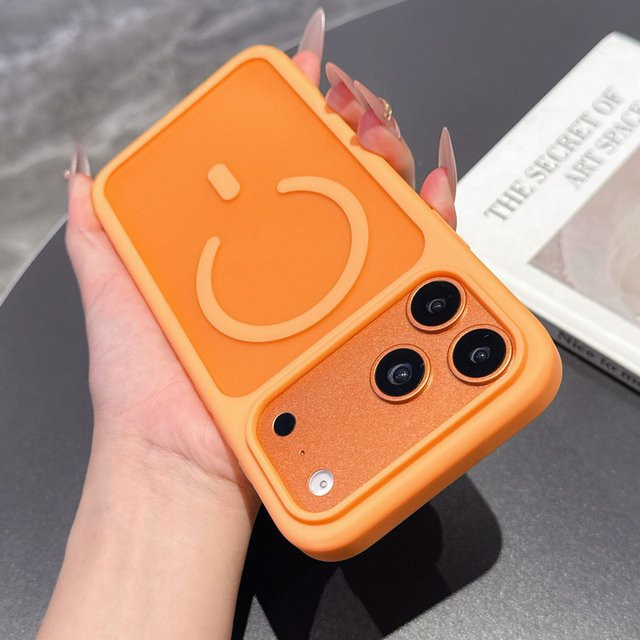 NYFundas Hybrid-Silikon-Stoßstangen-Hülle mit MagSafe für iPhone 17 Pro Max, 16, 15, 14, 13, 12 in Matt-Optik - Bild 1