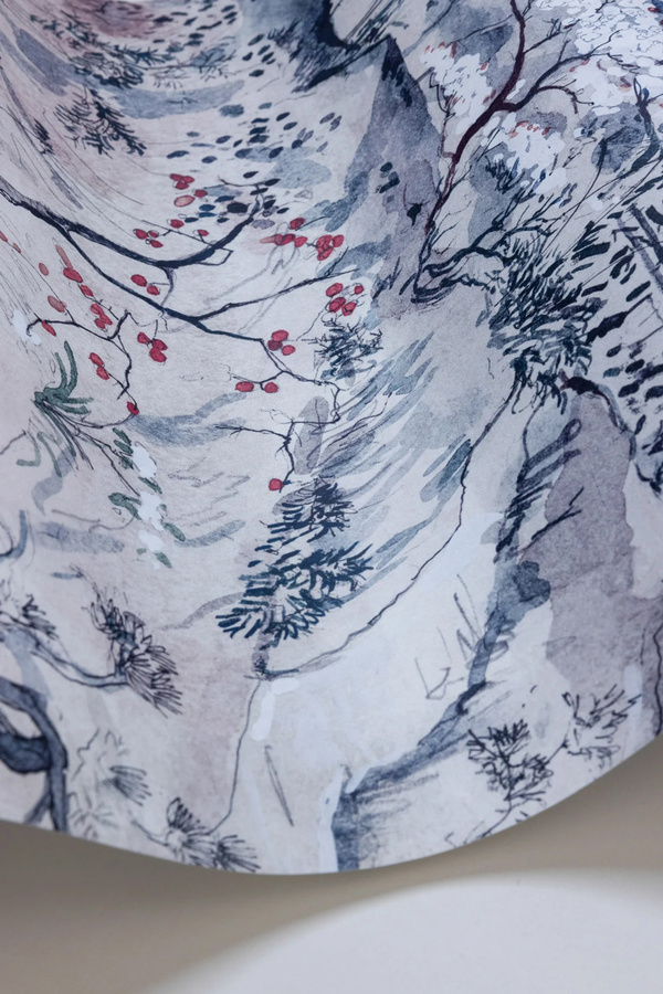 Cole & Son Tapete Japanese Chinoiserie in Pink Opal mit floralem und botanischem Design - Bild 1