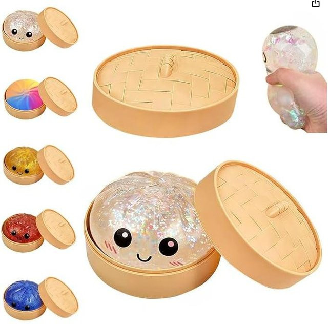 BC Pet Supplies Dumpling Squishies, Handknet-Rückprallspielzeug - Bild 1