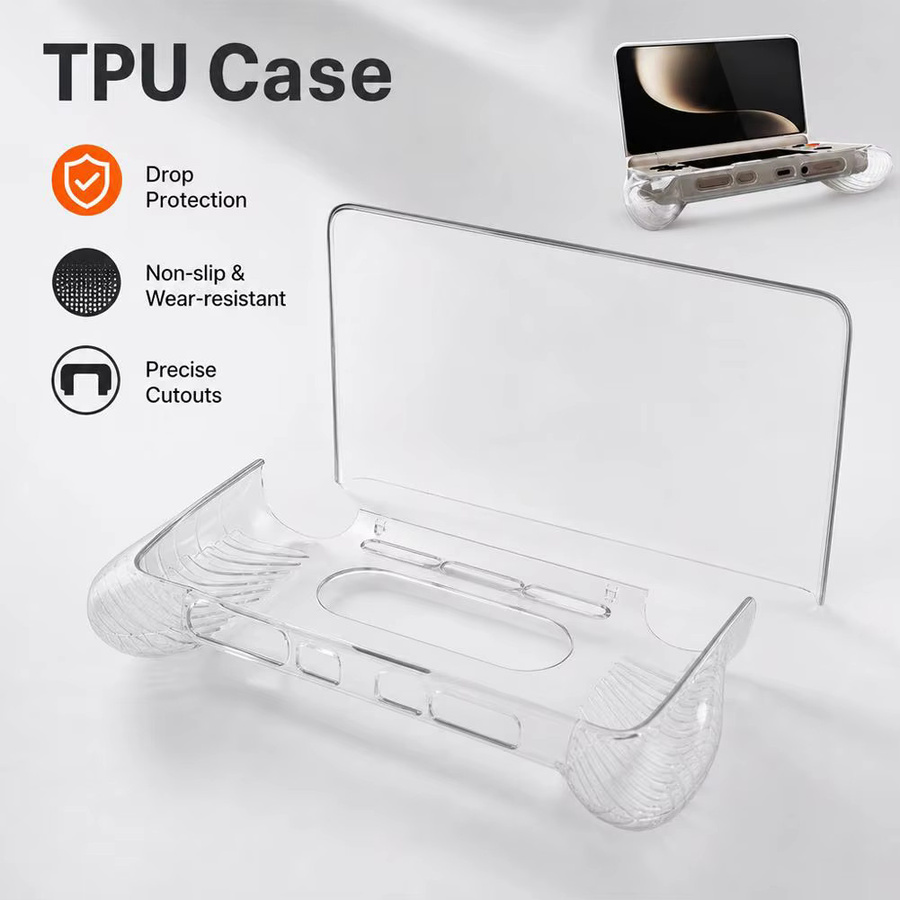 AYN Thor Schutzhülle Transparente TPU-Hülle mit ergonomischem Anti-Rutsch-Griff für Gaming-Konsolen - Bild 2