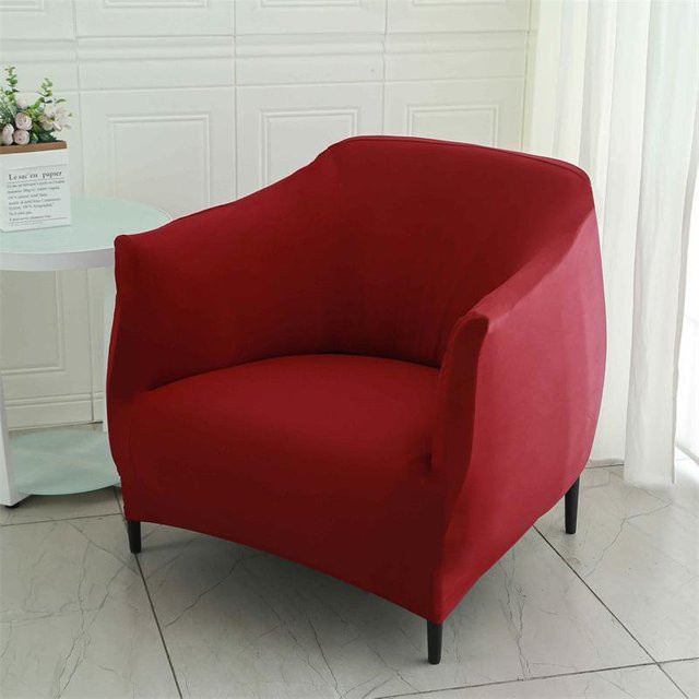 Yiran Furniture Elastisches Sofa Set in Rot mit floralem Muster, B/T/H: 70 x 67 x 48 cm - Bild 1
