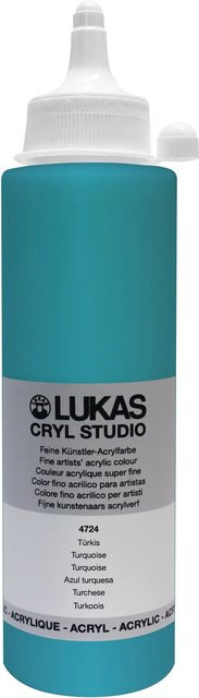 Lukas Cryl Studio Premium-Acrylfarbe Türkis 250 ml - Bild 1