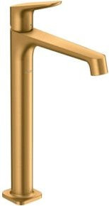 Hansgrohe Axor Citterio M Waschtisch-Einhebelmischer in Gold mit Pop-up-Abfluss - Bild 1