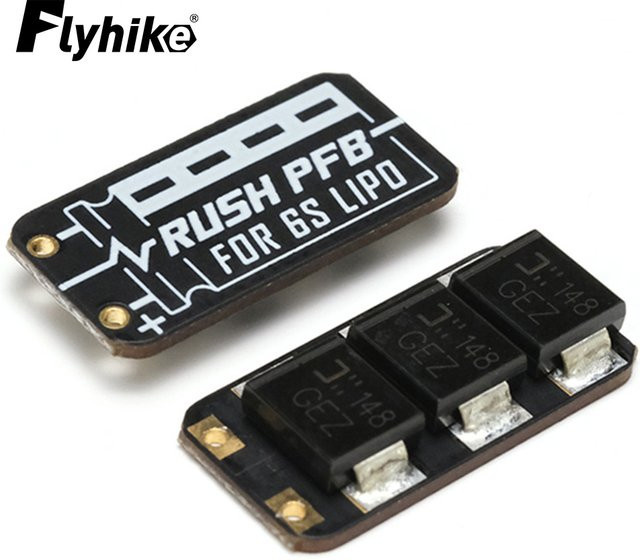 RUSHFPV RUSH PFB LITE Power Filter Board mit 35V 470UF Kondensator für 6S LIPO FPV Brushless ESC Stacks in Schwarz - Bild 1