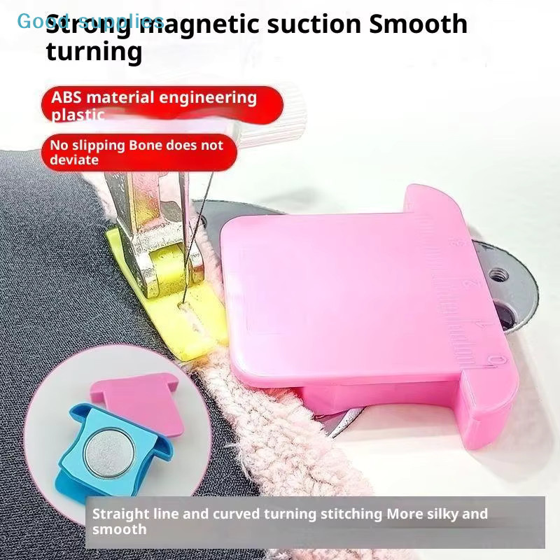 eelhoe Magnetischer Nähstich-Führungsdraht als Multifunktions-Magnet-Messdraht für polygonale Kanten und Anti-Krümmlungs-Kunststoff-Positionierer als Nähmaschinenzubehör - Bild 3
