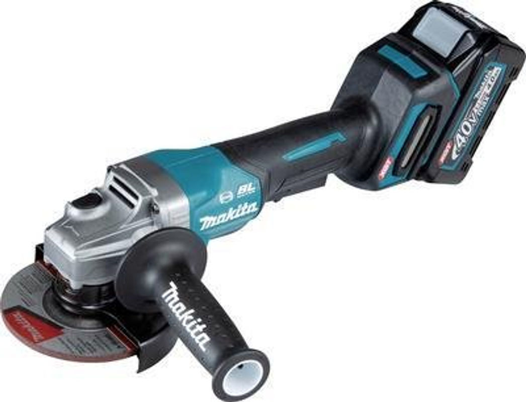 Makita Akku-Winkelschleifer GA013GM201 XGT 40V mit 125 mm Scheibendurchmesser in Blau/Schwarz - Bild 2