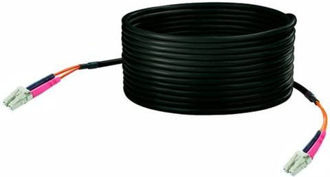 Weidmüller Glasfaser LWL Anschlusskabel Schwarz 10,00 m mit 1x LC-Stecker auf 1x LC-Stecker 50/125 µ Multimode OM2 - Bild 1