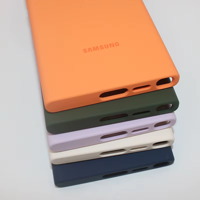 Samsung Galaxy S23 Ultra 5G Flüssigsilikon-Handyhülle in Purple mit TPU-Rückseite - Bild 2