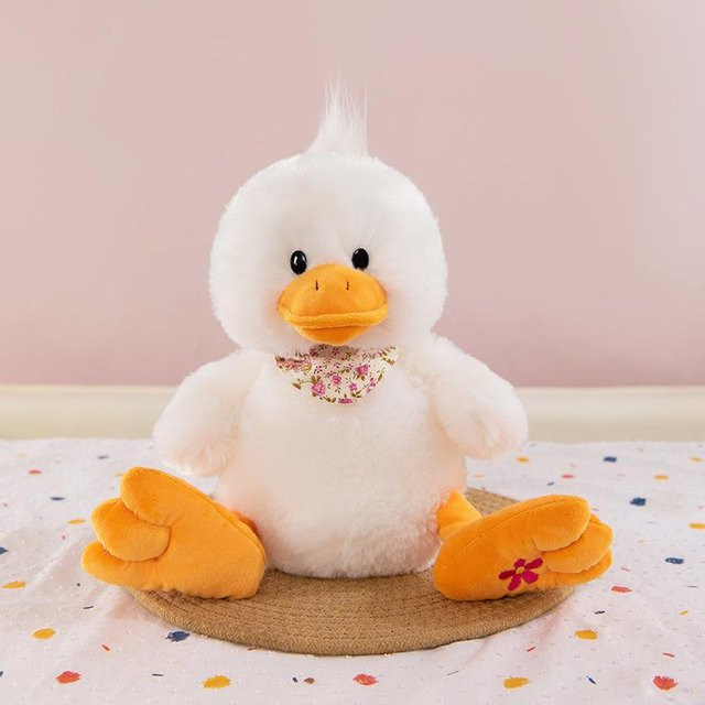 Niedliches Entenküken Plüschtier, weiß, 23cm - Bild 1