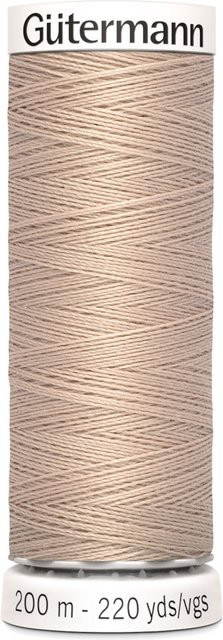 Gütermann Allesnäher Nähgarn in Dunkelbeige, 200 g - Bild 1