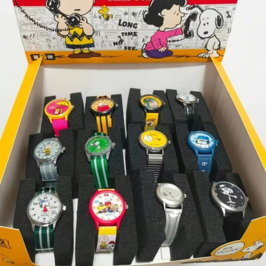 Bandai Snoopy & Freunde Mystery Box Uhr, Überraschungsbox, Set - Bild 2