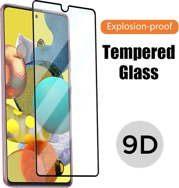 Transparentes Schutzglas für Samsung Galaxy Modelle A52 A32 A51 A12 A72 A50 A71 A22 A21S M51 M31 M12 M21 als vollständiger Displayschutz - Bild 1