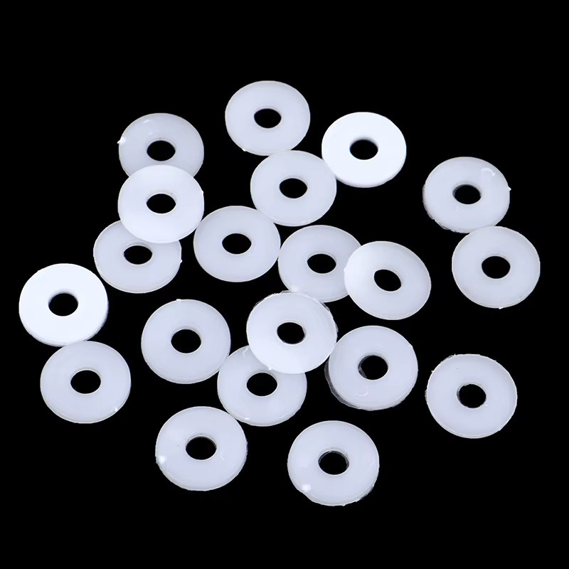 20 Stück JETTING Nylon Abstandhalter für Airless-Sprühmaschinen Verlängerungsstangen und Dichtungen in Weiß - Bild 2