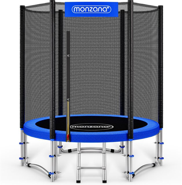Monzana Trampolin Ø183 cm mit Sicherheitsnetz Blau - Bild 1