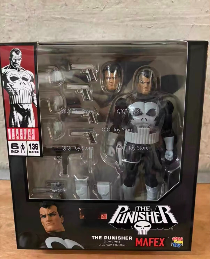 Bandai Marvel Punisher Sanctioner Comic-Version, bewegliches Modell-Bastelstück, 1/12, ab 18 Jahren - Bild 4