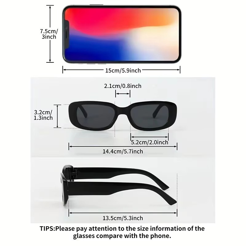 ERIKOLE Sonnenbrille, quadratisch, Vollrand, Kunststoff, Multicolor, Unisex - Bild 3