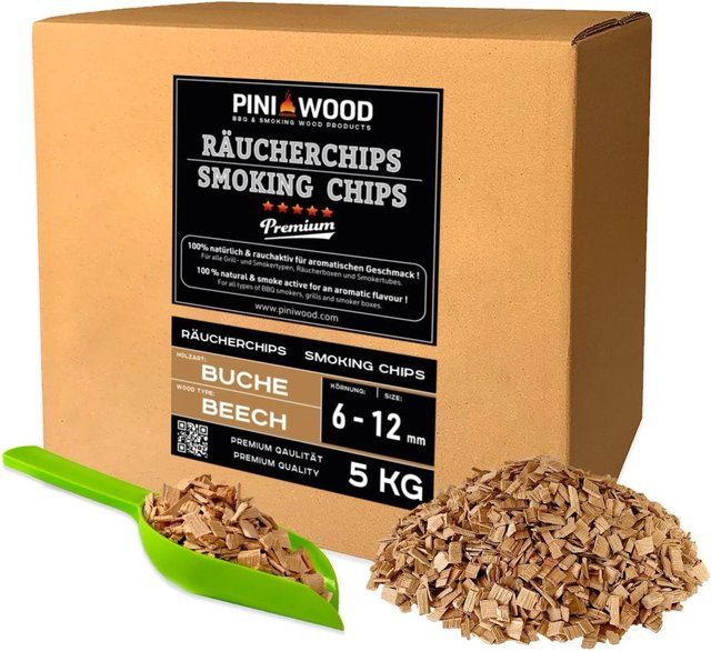 PINI Räucherchips Buche 5 kg - Bild 1
