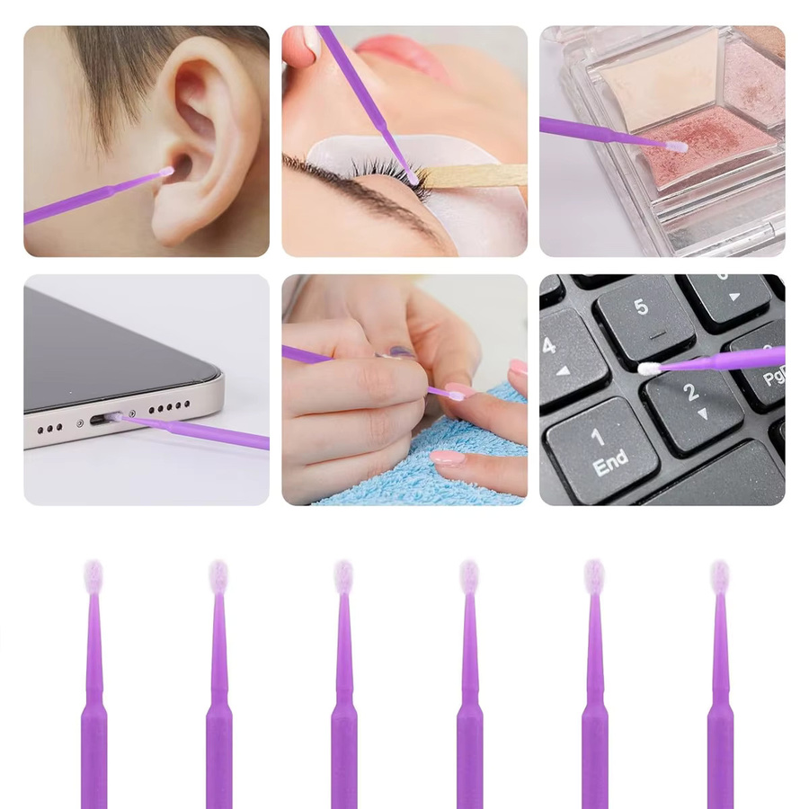 100 Stück Micro Pinsel Mini Make-up-Tool, Unisex - Bild 3