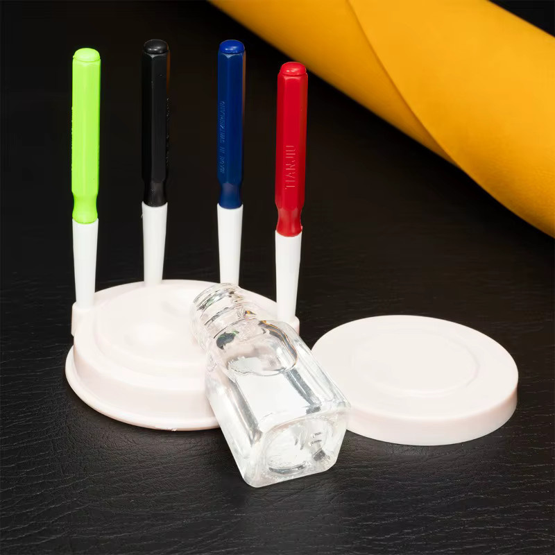 Uhrenöler-Set, Kunststoff, 1 Ölschale + 4 Ölstifte - Bild 1