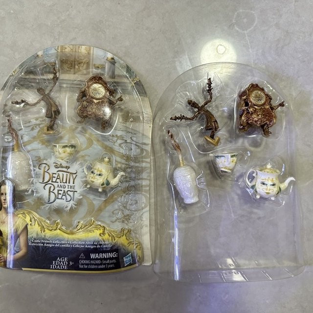 Hasbro Disney Die Schöne und das Biest Mrs. Potts Cogsworth, Actionfiguren, ab 3 Jahren - Bild 1