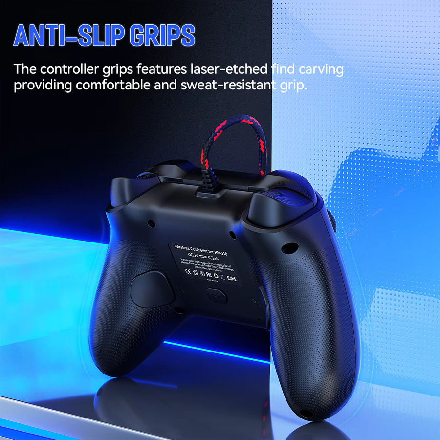 Sony DualSense Gamepad für PS5 und PC, kabelgebundener Controller mit Vibrationsfunktion, Turbo-Modus und 3,5 mm Klinkenanschluss in Schwarz oder Weiß - Bild 6