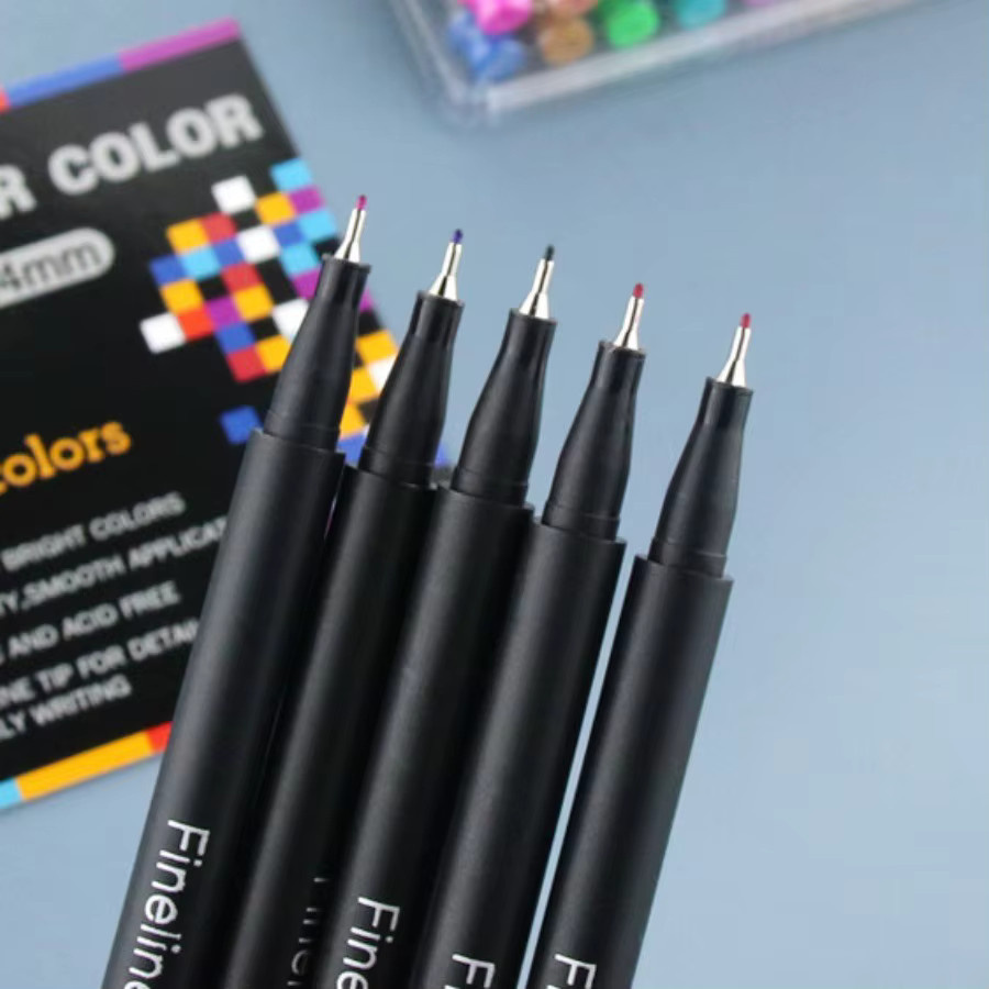 Buntes Marker-Set mit feiner 0,4 mm Spitze für Tagebuch, Planer und Notizen in Multicolour - Bild 2