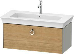 Duravit Waschtischunterschrank White Tulip in Weiß matt, B/T/H: 98,4 x 45,8 x 41 cm - Bild 1