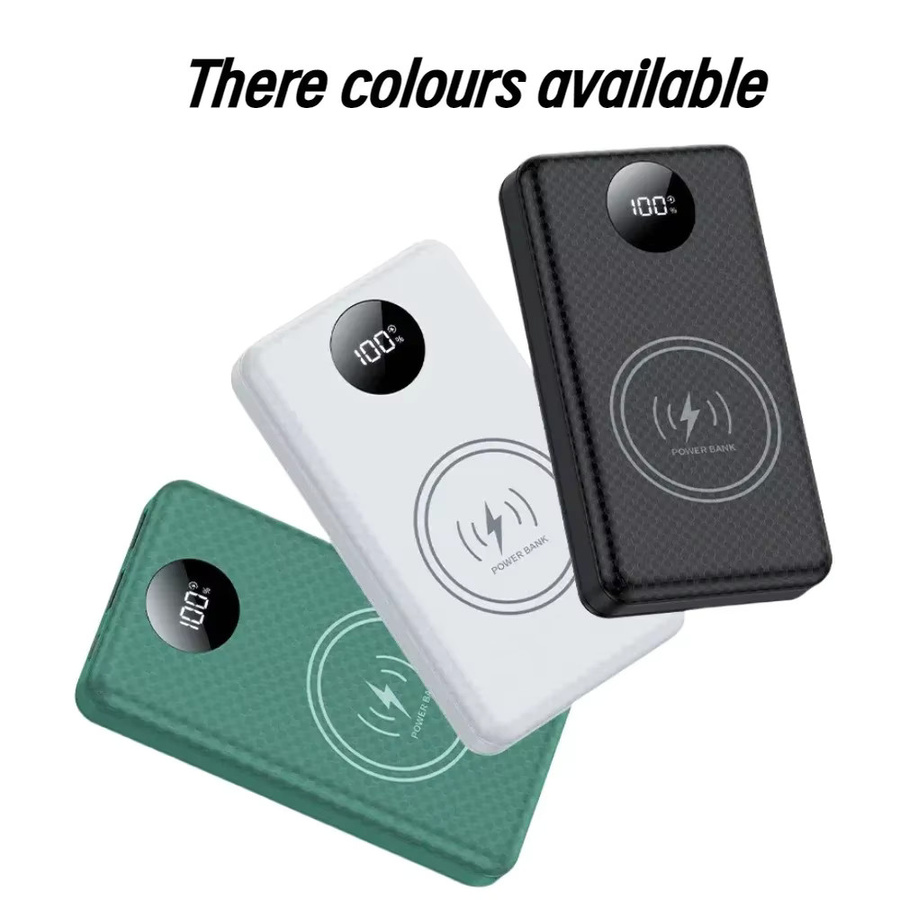 KEBIDUMEI 18650 Powerbank mit 22,5W+15W Schnellladegerät, Dual USB und USB-C, schwarze Ladehülle mit Campinglicht für dein Telefon - Bild 5