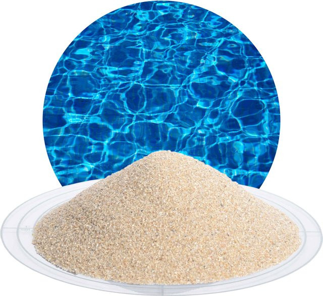 AQUAGRAN Filtersand Beige 25 kg mit einer Körnung von 0,4-0,8 mm für die Filtration - Bild 1
