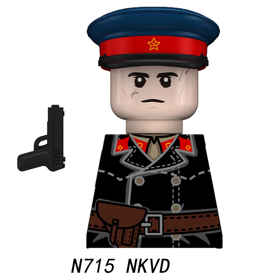 BRICKPANDA WW2 Sowjetische Rotarmee Soldaten Figuren, Militär, Kunststoff - Bild 2