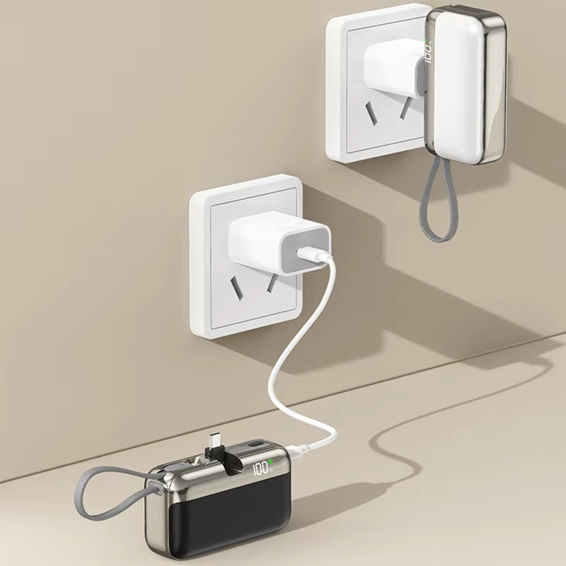 OnePlus Kapsel-Powerbank mit integriertem Kabel, 20000 mAh, 22,5 W Schnellladung, Weiß - Bild 5