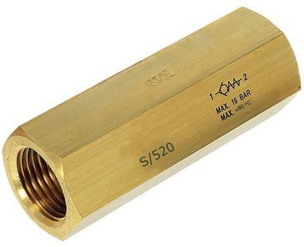 IMI Norgren Rückschlagventil S/523 mit Druckbereich 0,3 bis 16 bar in Gold - Bild 1