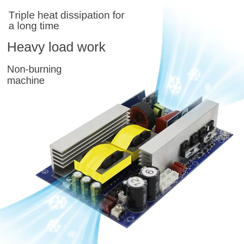 Wechselrichter Sinuswelle Hauptplatine mit Metall-Netzteil für Lithium-Batterien, Outdoor Power Modul Konverter 12V 24V 48V 60V bis 110V 220V - Bild 2
