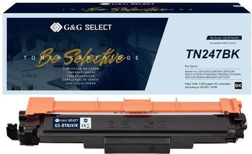 G&G Tonerpatrone kompatibel mit Brother TN-247BK in Schwarz für Laserdrucker - Bild 1
