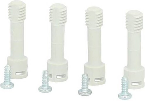 Fibox Schrauben-Set Grau für High Cover 25-100 mm und High Base 50-125 mm, verzinkt - Bild 1