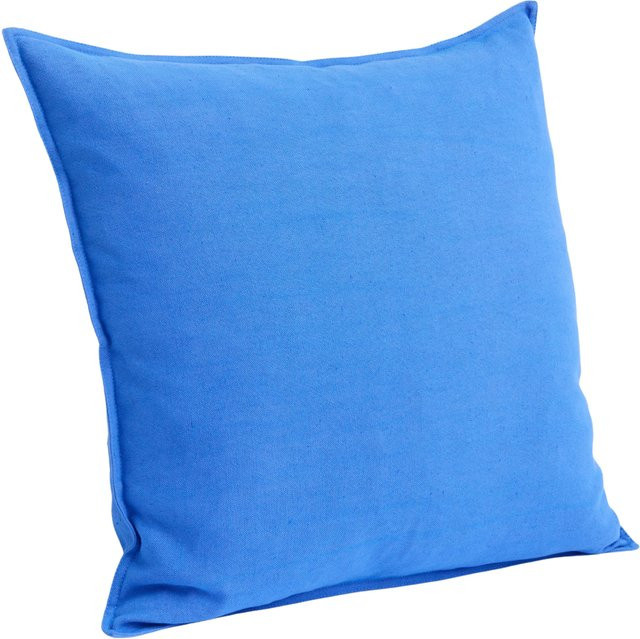 HAY Linen Kissen rechteckig aus Leinen und Baumwolle in Blau mit OEKO-TEX STANDARD 100 - Bild 1