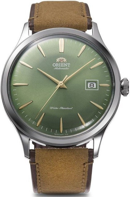 Orient Armbanduhr Automatik, Edelstahl, Leder, Grün, 42 mm, Herren - Bild 1