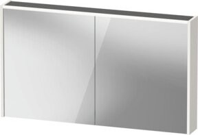 Duravit D-Code LED-Badspiegel in Weiß Hochglanz, B/H/T: 120 x 70 x 14,8 cm - Bild 1