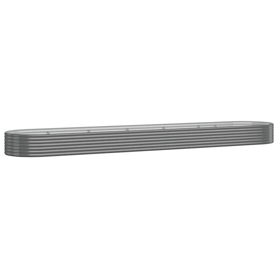 Furnicato Hochbeet aus verzinktem Stahl in Grau, B/T/H: 507 x 100 x 36 cm - Bild 2