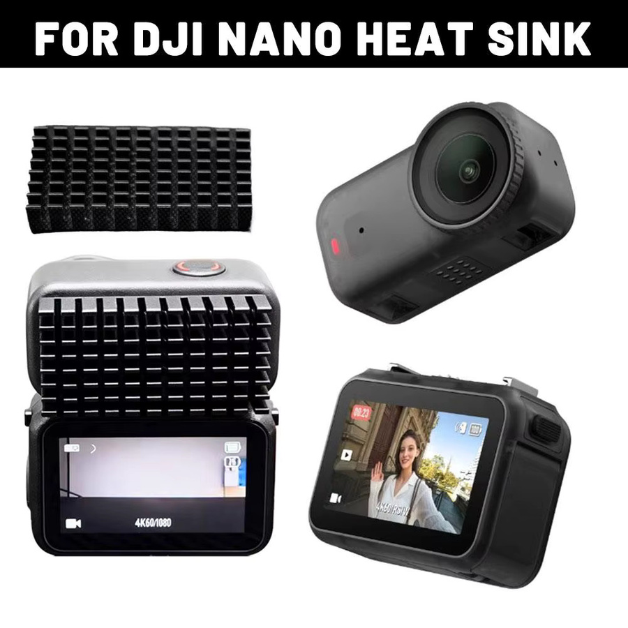 DJI Nano Kühlkörper in Schwarz für effiziente Wärmeableitung beim Outdoor-Aufnahmebetrieb - Bild 3