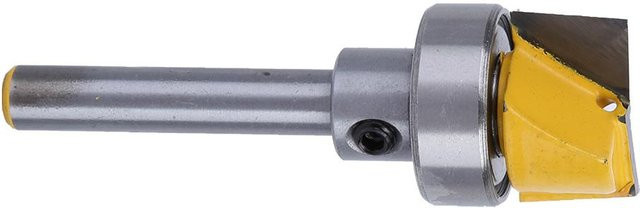 Fishine Einsteckschablone für Scharnier-Fräser mit 14 mm Schaft für die Holzbearbeitung in Silber - Bild 1