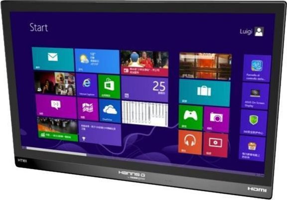 Hanns.G HT161HNB LED-Monitor mit Touchscreen, 39,6 cm (15,6 Zoll), Schwarz, 1366 x 768 @ 60 Hz, HDMI - Bild 1