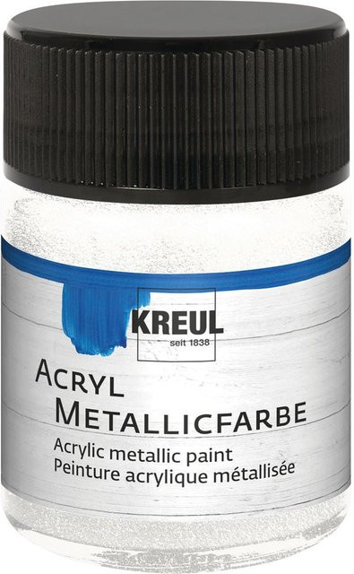 Kreul Acryl Metallicfarbe Perlmutt-Weiß 50 ml - Bild 1