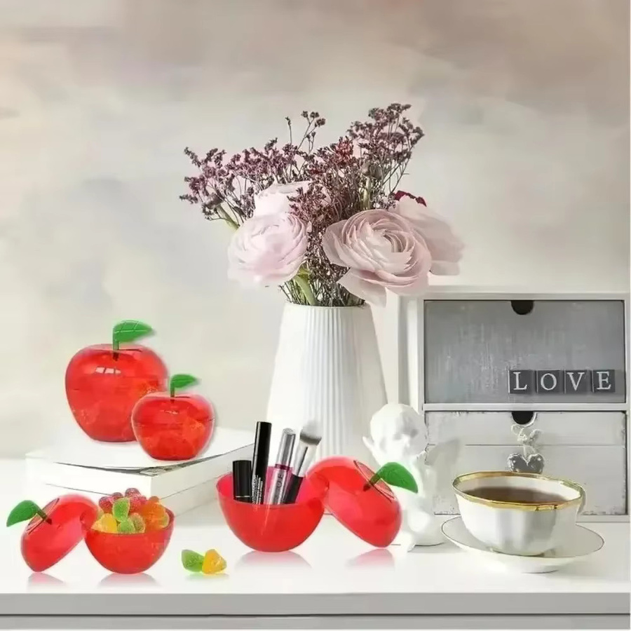 5er Set DIY Weihnachtliche Verpackungsboxen aus Kunststoff für Boutiquen und Geschenke - Bild 3