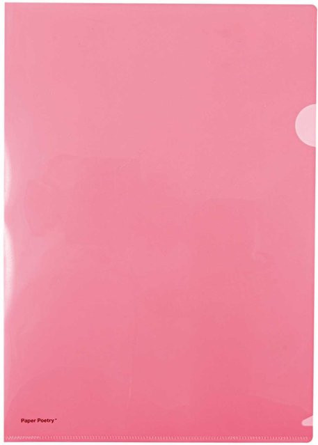 Rico Design Paper Poetry Sichthülle A4 in Neonpink - Bild 1