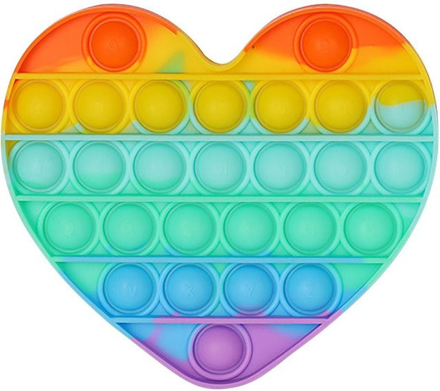 Yiran bag Regenbogen Schmetterling Push Bubble Fidget Sensorisches Spielzeug - Bild 1