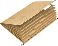 Falken Personalmappe UniReg A4 aus Papier in Beige/Braun mit Blauer Engel Zertifizierung - Bild 1
