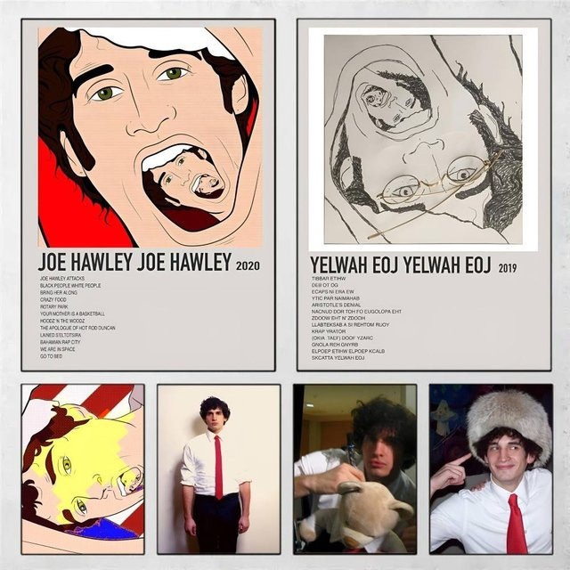 Joe Hawley Poster-Aufkleber in Multicolour, wasserfester abstrakter Wandaufkleber für deine Wanddekoration - Bild 1