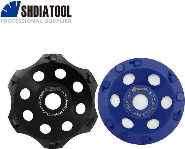 SHDIATOOL PCD Diamant-Schleifscheibe zum Entfernen von Epoxidbeschichtung, Klebstoff und Beton, Durchmesser: 125 mm - Bild 1
